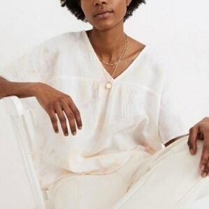 Madewell Crinkle Gauze Rhyme Top